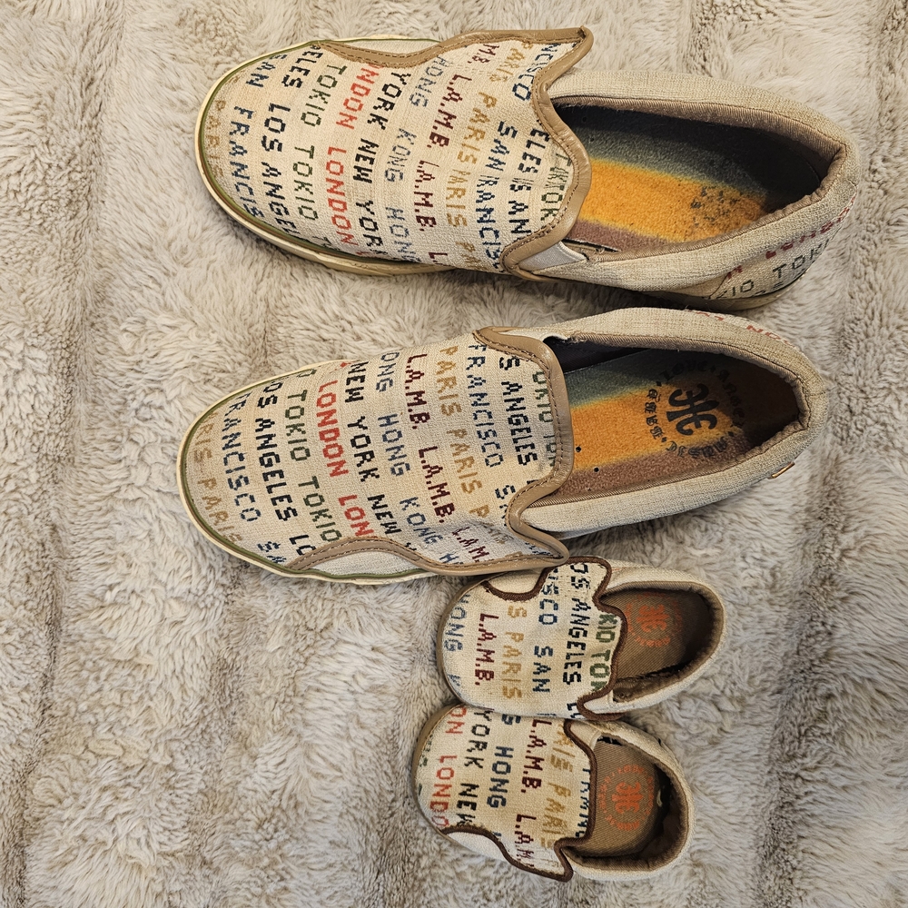 L.a.m.b Mommy & Baby Matching Shoes! Rare